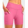 image:imageWomens 4D Padded Bike Shorts 57 Riding Underwear Cycling Bicycle Road Biking Cycle Shorts for Women Zipper PocketsPink