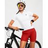 image:imageWomens 4D Padded Bike Shorts 57 Riding Underwear Cycling Bicycle Road Biking Cycle Shorts for Women Zipper PocketsRed