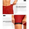 image:imageWomens 4D Padded Bike Shorts 57 Riding Underwear Cycling Bicycle Road Biking Cycle Shorts for Women Zipper PocketsRed