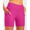 image:imageWomens 4D Padded Bike Shorts 57 Riding Underwear Cycling Bicycle Road Biking Cycle Shorts for Women Zipper PocketsRosy