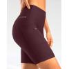 image:imageWomens 4D Padded Bike Shorts 57 Riding Underwear Cycling Bicycle Road Biking Cycle Shorts for Women Zipper PocketsWine
