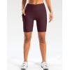 image:imageWomens 4D Padded Bike Shorts 57 Riding Underwear Cycling Bicycle Road Biking Cycle Shorts for Women Zipper PocketsWine