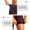 image:imageWomens 4D Padded Bike Shorts 57 Riding Underwear Cycling Bicycle Road Biking Cycle Shorts for Women Zipper PocketsWine