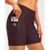 image:imageWomens 4D Padded Bike Shorts 57 Riding Underwear Cycling Bicycle Road Biking Cycle Shorts for Women Zipper PocketsWine