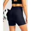image:imageWomens Bike Shorts 4D Padded Cycling Shorts Crossover Waist Biking Shorts with Pockets Bicycle RidingNavy