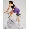 image:imageWomens Bike Shorts 4D Padded Cycling Shorts Crossover Waist Biking Shorts with Pockets Bicycle RidingPurple