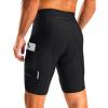image:imageBikewa Mens Bike Shorts 4D Padded Cycling Shorts for Men Road Riding Biking Bicycle Zipper PocketsBlack