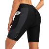 image:imageBikewa Womens 4D Padded Bike Shorts Cycling Riding Road Biking Bicycle Cycle Shorts for Women Zipper PocketsBlackDark Grey