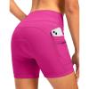 image:imageWomens 4D Padded Bike Shorts 57 Riding Underwear Cycling Bicycle Road Biking Cycle Shorts for Women Zipper PocketsRosy
