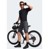 image:imageBikewa Mens Bike Shorts 3D Padded Cycling Road Biking Mountain Riding Biker Bicycle UPF 50 Cycle Shorts Zipper PocketsDark Grey