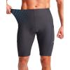 image:imageBikewa Mens Bike Shorts 3D Padded Cycling Road Biking Mountain Riding Biker Bicycle UPF 50 Cycle Shorts Zipper PocketsDark Grey