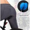 image:imageBikewa Mens Bike Shorts 3D Padded Cycling Road Biking Mountain Riding Biker Bicycle UPF 50 Cycle Shorts Zipper PocketsDark Grey