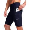 image:imageBikewa Mens Bike Shorts 3D Padded Cycling Road Biking Mountain Riding Biker Bicycle UPF 50 Cycle Shorts Zipper PocketsNavy