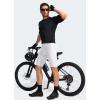 image:imageBikewa Mens Bike Shorts 3D Padded Cycling Road Biking Mountain Riding Biker Bicycle UPF 50 Cycle Shorts Zipper PocketsWhite