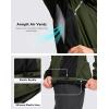 image:imageBikewa Mens Winter Cycling Jackets Thermal Warm Water Resistant Bike Running Windproof JacketArmy GreenBlack