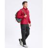 image:imageBikewa Mens Winter Cycling Jackets Thermal Warm Water Resistant Bike Running Windproof JacketDark Red