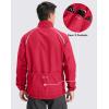 image:imageBikewa Mens Winter Cycling Jackets Thermal Warm Water Resistant Bike Running Windproof JacketDark Red