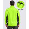 image:imageBikewa Mens Winter Cycling Jackets Thermal Warm Water Resistant Bike Running Windproof JacketFluorescent YellowBlack