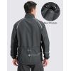 image:imageBikewa Mens Winter Cycling Jackets Thermal Warm Water Resistant Bike Running Windproof JacketGreyBlack