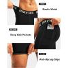 image:imageMens 4D Padded Bike Shorts Cycling Underwear Biking Bicycle Padding Shorts for Men Side PocketsBlack