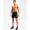 image:imageMens 4D Padded Bike Shorts Cycling Underwear Biking Bicycle Padding Shorts for Men Side PocketsBlack Red