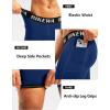 image:imageMens 4D Padded Bike Shorts Cycling Underwear Biking Bicycle Padding Shorts for Men Side PocketsBlue