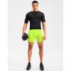 image:imageMens 4D Padded Bike Shorts Cycling Underwear Biking Bicycle Padding Shorts for Men Side PocketsBright Green