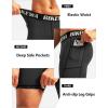 image:imageMens 4D Padded Bike Shorts Cycling Underwear Biking Bicycle Padding Shorts for Men Side PocketsCharcoal