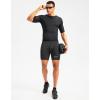 image:imageMens 4D Padded Bike Shorts Cycling Underwear Biking Bicycle Padding Shorts for Men Side PocketsCharcoal