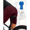 image:imageMens 4D Padded Bike Shorts Cycling Underwear Biking Bicycle Padding Shorts for Men Side PocketsWine