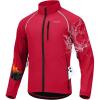 image:imageBikewa Mens Winter Cycling Jackets Thermal Warm Water Resistant Bike Running Windproof JacketDark Red